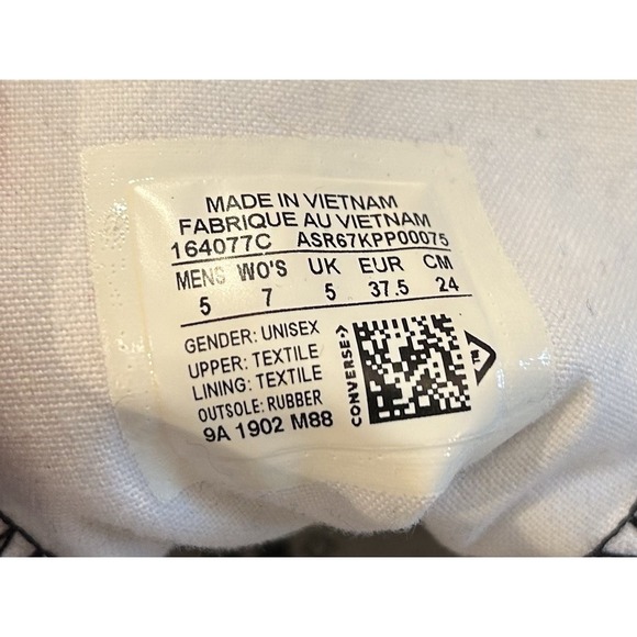 Converse Chuck Taylor 70 All Star 'Paradise Floral' High Top Sneakers M5 W7 UK5 - Picture 6 of 10